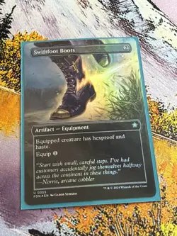 Swiftfoot Boots *** Borderless *** - MTG FDN Foundations - NM/MINT Foil - Image 5