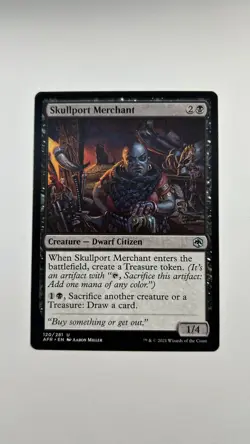 MTG Adventures in the Forgotten Realms Skullport Merchant 120/281 - Image 1