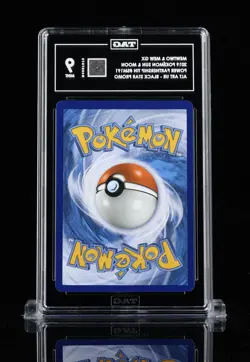 TAG 9 POKEMON MEWTWO & MEW GX BLACK STAR PROMO SM191 POWER PARTNER TIN - Image 2