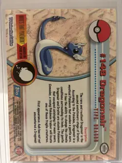 2000 Topps Pokemon Series 3 Dragonair #148 Non-Holo - Image 2