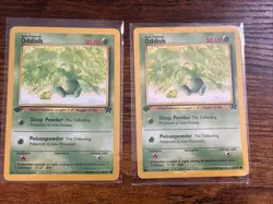 Pokemon TCG Oddish (Team Rocket) 63/82 1st Edition Vintage LP - Image 3