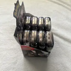 Pokemon Mini Tins Case Black Bolt & White Flare (8 TIN SET ) Display Box NEW - Image 3