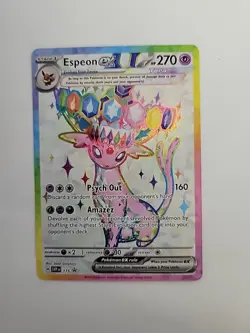 Espeon ex 175 SVP Black Star Promo Prismatic Evolutions Figure Coll. Pokemon - Image 1