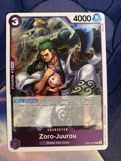 One Piece Awakening of The New Era Foil Zoro-Juurou OP05-067 - Image 1