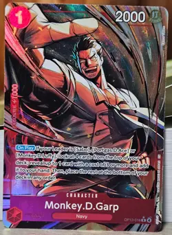 Monkey D. Garp (Alt Art) OP13-016 R Carrying on His Will - ONE PIECE TCG English - Image 1