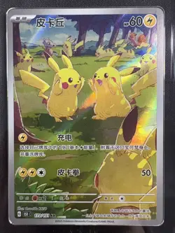 2025 Pokemon TCG Chinese Exclusive Pikachu 151C Gather 173/151 AR CCIC 10 - Image 2