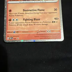 Pokemon TCG Flareon 167 Cosmos Holo Black Star Promo Prismatic Evolutions swirl - Image 4