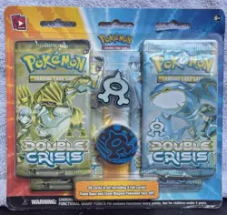 Pokemon DOUBLE CRISIS 4-Pack Blister Team AQUA (Color Faded) - Image 1