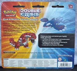 Pokemon DOUBLE CRISIS 4-Pack Blister Team AQUA (Color Faded) - Image 2