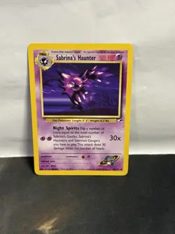 Pokemon TCG Sabrina's Haunter 58/132 Gym Heroes LP - Image 1