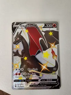Pokemon Shiny Charizard V 079/073 Champions Path Secret Rare Full Art NM - Image 1