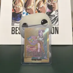 Dragon Ball Super Card Game SB02 Energy Marker E-73* Gold Bulma/Kid Goku - Image 1