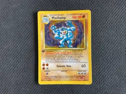 Machamp LP 008/102 First Edition Deck Exclusives Holo Rare Pokemon Card 1999 - Image 2