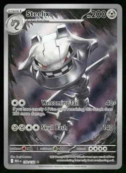 Pokemon Cards Steelix 150/132 Mega Evolution Illustration Rare NM - Image 1
