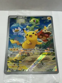 Pikachu #27 Sealed Promo Card Pokemon TCG Black Star Promo Paldea Evolved Promo - Image 1