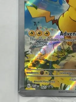 Pikachu #27 Sealed Promo Card Pokemon TCG Black Star Promo Paldea Evolved Promo - Image 4