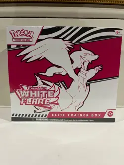 Pokemon Scarlet and Violet White Flare Elite Trainer Box ETB NEW Sealed - Image 1