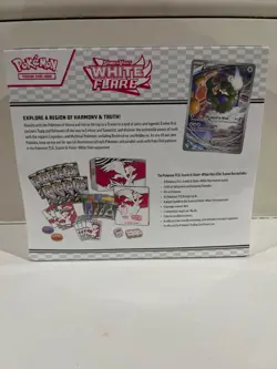 Pokemon Scarlet and Violet White Flare Elite Trainer Box ETB NEW Sealed - Image 3