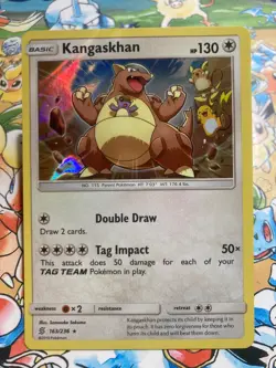 Kangaskhan 163/236 Holo Rare Unified Minds Pokemon TCG - Image 1