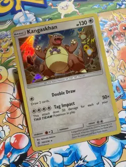 Kangaskhan 163/236 Holo Rare Unified Minds Pokemon TCG - Image 2