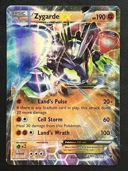 Pokemon Zygarde EX - Fates Collide - 54/124 LP2 - Image 1