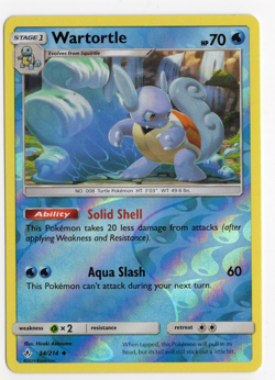 Wartortle 34/214 Unbroken Bonds Reverse Holo Pokemon Card - Image 1