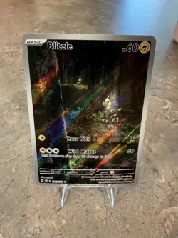 Pokemon TCG Blitzle Paradox Rift 195/182 Holo Illustration Rare NM/M Condition - Image 1