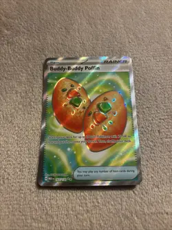 Buddy-Buddy Poffin 167/132 Pokemon Mega Evolution Ultra Rare Holo N/M - Image 1