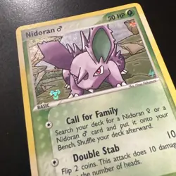 Pokemon TCG 71/112 Nidoran FireRed and LeafGreen Reverse Holo - Image 2