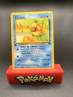 Psyduck 53/62 (SPANISH) 1ST Edition Fossil Vintage Pokemon TCG LP - Image 1