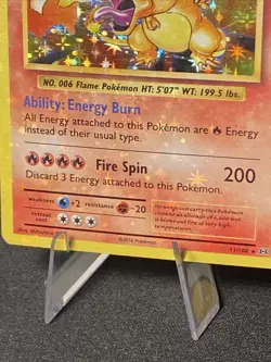Pokemon TCG Charizard 11/108 Evolutions (2016) Holo Rare Heavy Holo Bleed Error - Image 3