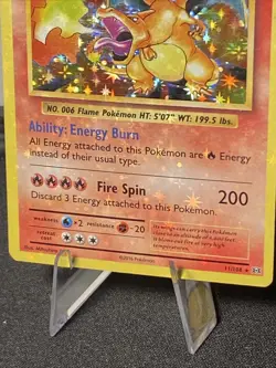 Pokemon TCG Charizard 11/108 Evolutions (2016) Holo Rare Heavy Holo Bleed Error - Image 4