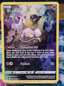 Pokemon TCG Mew GG10/GG70 Crown Zenith: Galarian Gallery Full Art Holo Rare NM/M - Image 1