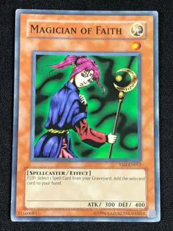 YUGIOH MAGICIAN OF FAITH YSD-EN012 COMMON (LP) - Image 1