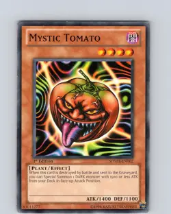 Yu-Gi-Oh TCG Mystic Tomato SDMA-EN002 1st Edition Regular Common Card NM - Image 1