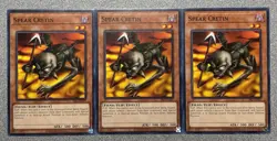Spear Cretin SRL-EN087 (x3) Common Unlimited Edition NM - Image 1