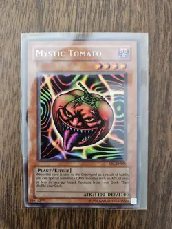 Yu-Gi-Oh!- Mystic Tomato-SRL-EN094-Rare-Unlimited-Heavily Played-See Description - Image 1