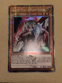 Ghost Ogre & Snow Rabbit RA04-EN015 Quarter Century Secret Rare YuGiOh! NM - Image 1