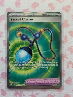 Pokemon TCG Sacred Charm 122/094 Phantasmal Flames- Full Art- Pack Fresh NM/M - Image 3