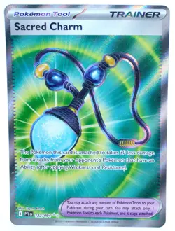 Sacred Charm 122/094 Full Art Phantasmal Flames 2025 - Pokemon Card TCG (NM) - Image 1