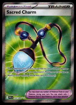 Sacred Charm 122/094 Mega Evolution Phantasmal Flames PFL Pokemon TCG - NM - Image 1