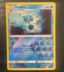 Pokemon Burning Shadows Seadra Reverse Holo Uncommon Card 30/147 LP - Image 1
