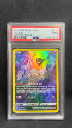 Pokemon TCG Mew Crown Zenith Galarian Gallery GG10/GG70 Full Art PSA 9 MINT - Image 1