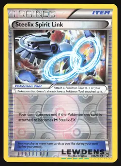 Steelix Spirit Link - 106/114 - Uncommon Reverse Holo - Steam Siege Pokemon Card - Image 1