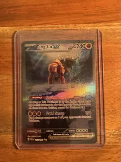 Pokemon TCG Ting-Lu EX Scarlet & Violet Paldea Evolved Card 263/193 - Image 1
