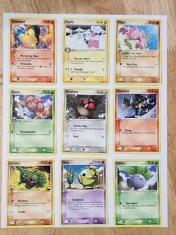 Pokemon EX UNSEEN FORCES -- 39 NICE CONDITION NON'HOLO CARDS WITH 3 RARES - Image 3