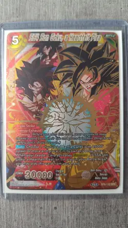Dragon Ball Super Card Game - BT8-110 SPR - SS4 Son Goku, a Heartfelt Plea *NM* - Image 1