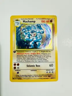 Pokemon Base Set Starter Theme Deck 2-Player Card Game Error Crimp Machamp - Image 3