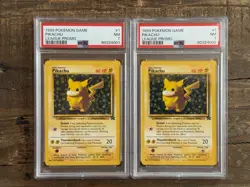 1999 Pokemon TCG Pikachu Card Ivy, Pokemon League, Black Star Promo #1 Near Mint - Image 1