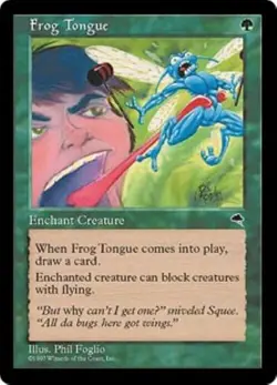 MTG Tempest - Frog Tongue (x4) NM - Image 1
